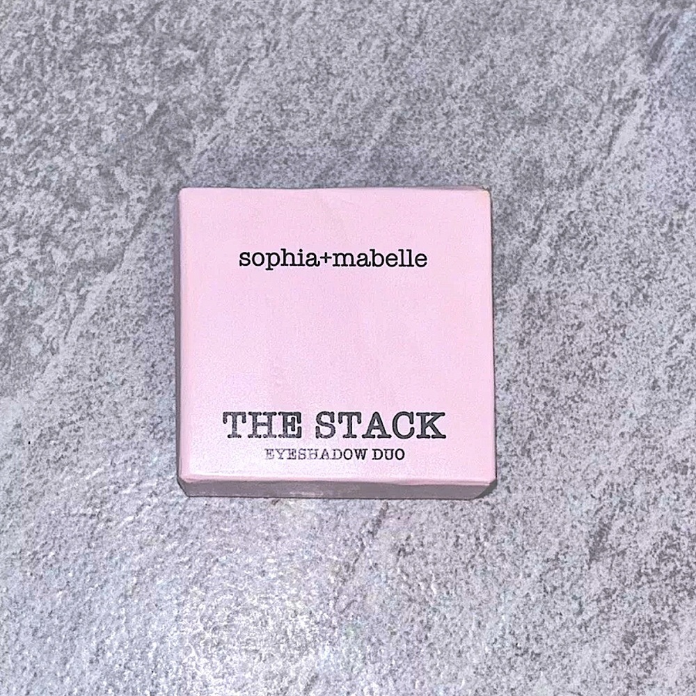 Sophia + Mabelle The Stack Eyeshadow Duo SO FESTIVE Matte Plum Shimmer Bronze